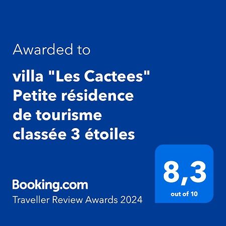 Villa "Les Cactees" Petite Residence De Tourisme Classee 3 Etoiles Antibes Ngoại thất bức ảnh